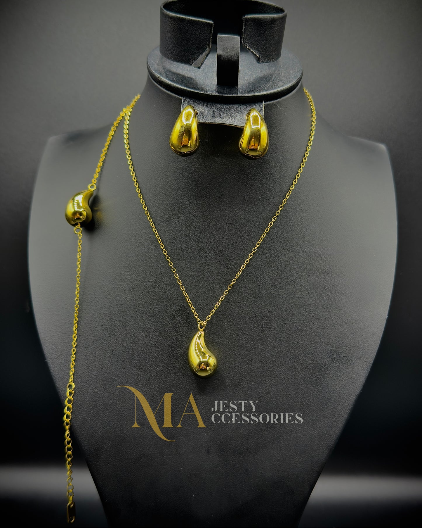 Parure Trio Gota de Agua