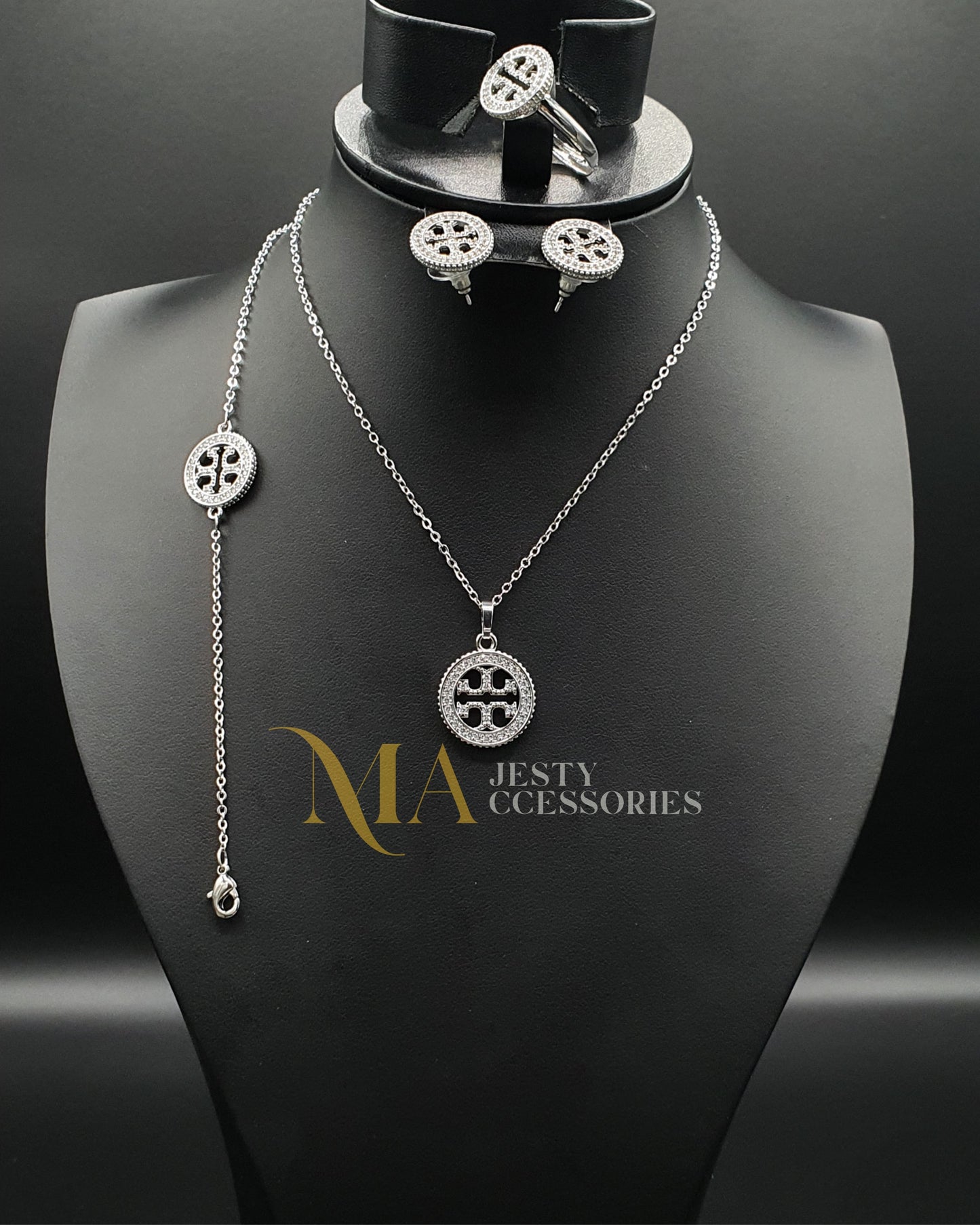 Parure Tory Burch Silver Miller