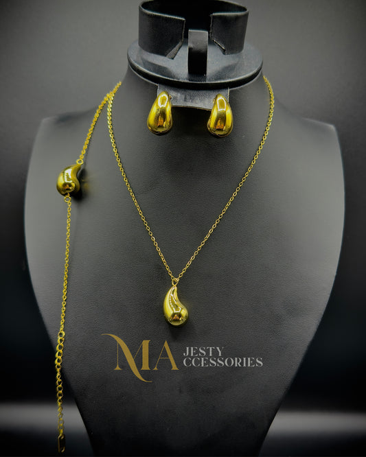 Parure Trio Gota de Agua