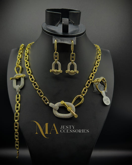 Parure 4 Pièces Hermès Modèle 18k