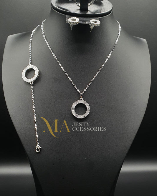 Parure Cartier Love en or blanc et diamants