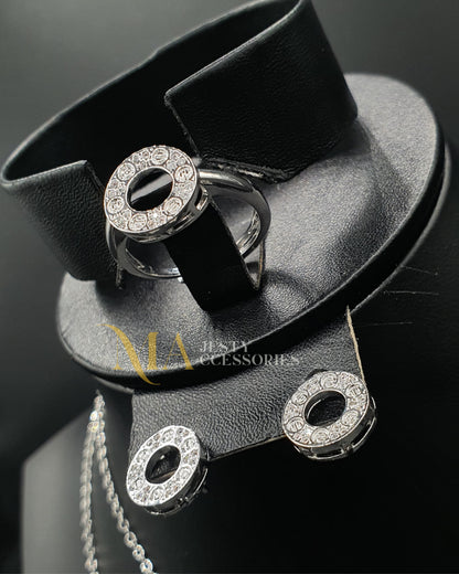 Parure Cartier Love en or blanc et diamants