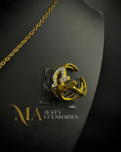 Parure Ferragamo finition Diamant