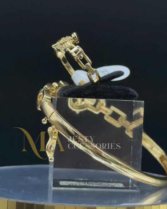 Duo "Diamdon NAIL" Bracelet et Bague