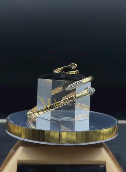 Duo Bvlgari "Serpenti Viper" Bracelet et Bague